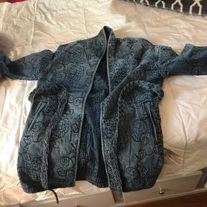 Lucky Floral Quilted Kimono